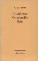 Cover of Grundnorm - Gemeinwille - Geist by Marco Haase