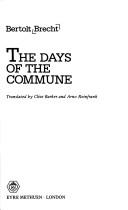 Cover of Die Tage der Commune by Bertolt Brecht