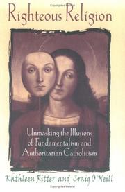 Front cover of Righteous religion by Kathleen Ritter