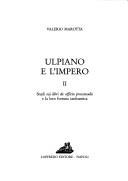 Cover of Ulpiano e l'impero by Valerio Marotta