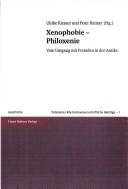 Front cover of Xenophobie - Philoxenie: Vom Umgang mit Fremden in der Antike (Potsdamer Altertumswissenschaftliche Beitrage) (German Edition) by Ulrike Riemer