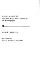 Cover of Left hand, right hand! by Osbert Sitwell