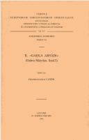 Cover of Il "Gadla Absādi" (Dabra Māryām, Sarā'ē) by E. Peters