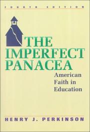 Cover of The imperfect panacea by Henry J. Perkinson