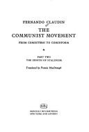 Front cover of The Communist Movement by Fernando Claudín