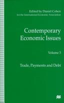 Cover of Contemporary economic issues by International Economic Association. World Congress.