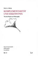 Cover of Komplementarität und Erkenntnis by Erich A. Röhrle