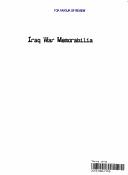 Front cover of Iraq war memorabilia by Nishi Chawla