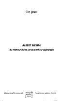 Cover of Albert Memmi by Guy Dugas