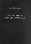 Cover of Dissertations Contre Corneile (University of Exeter Press - Exeter French Texts) by Nicholas Hammond
