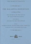 Front cover of The Malaspina expedition, 1789-1794 by Alessandro Malaspina