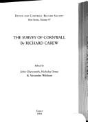 Front cover of The survey of Cornwall by Richard Carew