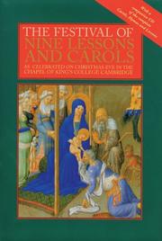 Front cover of The Festival of Nine Lessons and Carols by William P. Edwards