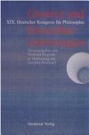 Front cover of Grenzen und Grenzüberschreitungen by Deutscher Kongress für Philosophie (19th 2002 Bonn, Germany)