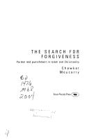 Front cover of The search for forgiveness by Chawkat Moucarry