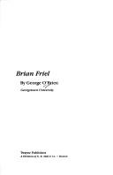 Cover of Brian Friel by O'Brien, George