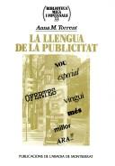 Front cover of La llengua de la publicitat by Anna M. Torrent