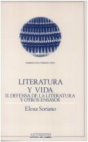 Front cover of Literatura y vida by Elena Soriano