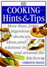 Front cover of Cooking hints & tips by France, Christine.