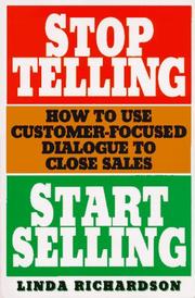 Cover of Stop telling, start selling by Linda Richardson