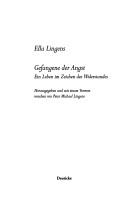 Cover of Gefangene der Angst by Ella Lingens