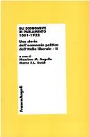 Front cover of Una storia dell'economia politica dell'Italia liberale by Massimo M. Augello
