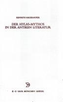 Front cover of Der Hylas-Mythos in der antiken Literatur by Kenneth Mauerhofer