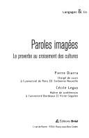 Front cover of Paroles imagées by P. Diarra