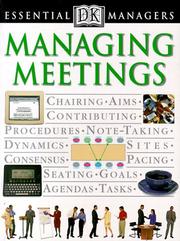 Cover of Managing meetings by Tim Hindle