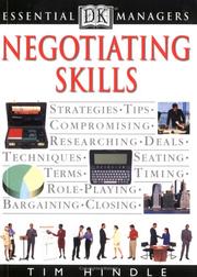 Cover of Negotiating skills by Tim Hindle