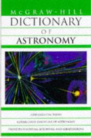 Cover of McGraw-Hill dictionary of astronomy by Sybil P. Parker