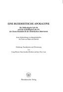 Front cover of Eine buddhistische Apokalypse by Hans-Joachim Klimkeit