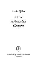 Cover of Meine schlesischen Gedichte by Armin Müller