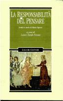 Cover of La responsabilità del pensare by Mario Signore