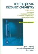 Front cover of Techniques in organic chemistry by Jerry R. Mohrig
