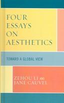 Front cover of Four essays on aesthetics by Li, Zehou.