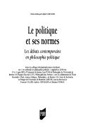 Front cover of Le politique et ses normes by François Calori