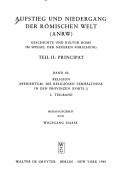 Cover of Politische Geschichte (Provinzen und Randvölker: Mesopotamien, Armenien, Iran, Südarabien, Rom und der Ferne Osten) (German Edition) by Hildegard Temporini