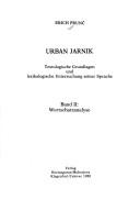 Cover of Urban Jarnik by E. Prunč