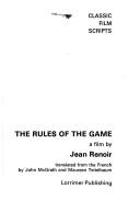 Cover of La règle du jeu by Renoir, Jean