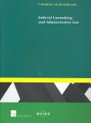 Front cover of Judicial lawmaking and administrative law by F. A. M. Stroink