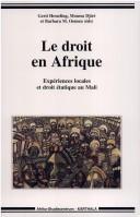 Front cover of Le droit en Afrique by Gerti Hesseling
