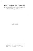 Front cover of The conquest of suffering by P.J Saher