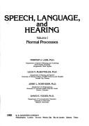 Cover of Speech, language, and hearing by Norman J. Lass