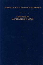 Front cover of Principles of Mathematical Analysis by Walter Rudin