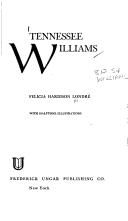 Front cover of Tennessee Williams by Felicia Hardison Londré
