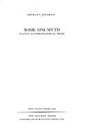 Front cover of Some one myth by Shirley Neuman