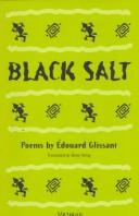 Cover of Le sel noir by Edouard Glissant