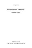 Cover of Literatur und Existenz by John Hennig