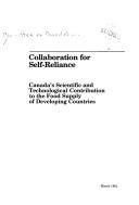 Front cover of Collaboration for self-reliance by Committee on Canada's Scientific and Technological Contribution to World Food Supply.